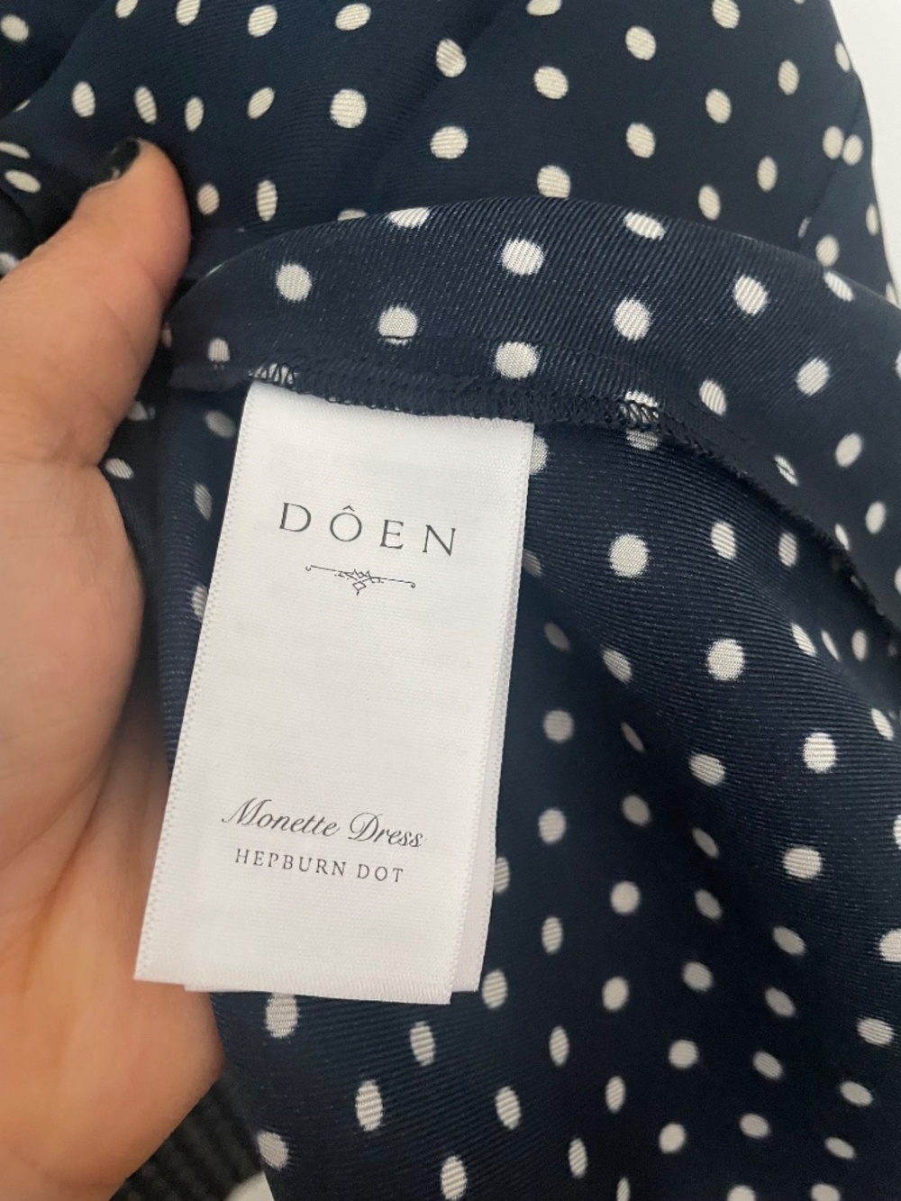 Doen Monette Dress Hepburn Dot - Picture 6 of 8